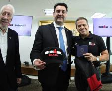 Governador recebe equipe do Ironman Brasil para discutir prova em Curitiba