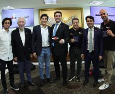 Governador recebe equipe do Ironman Brasil para discutir prova em Curitiba