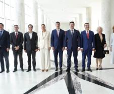 Ratinho Junior recebe Santiago Peña para debater novas oportunidades entre Paraná e Paraguai