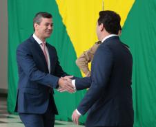 Ratinho Junior recebe Santiago Peña para debater novas oportunidades entre Paraná e Paraguai