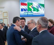 Ratinho Junior recebe Santiago Peña para debater novas oportunidades entre Paraná e Paraguai