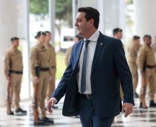 Ratinho Junior recebe Santiago Peña para debater novas oportunidades entre Paraná e Paraguai