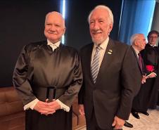Darci Piana participa da posse do ministro Edson Fachin na presidência do STF