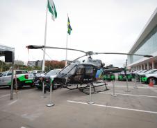 Paraná reforça fiscalização ambiental com 50 caminhonetes e novo helicóptero