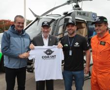 Paraná reforça fiscalização ambiental com 50 caminhonetes e novo helicóptero