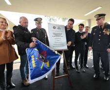Governador inaugura Escola Superior de Bombeiro Militar e entrega 64 viaturas à corporação