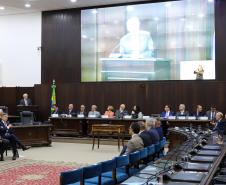 Piana participa de cerimônia que moderniza tramitação de processos no TJPR