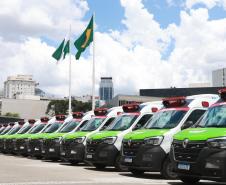 Governador entrega 150 ambulâncias com UTIs para todas as regiões do Paraná