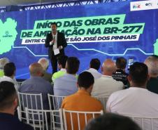 Obra lançada: BR-277 vai ganhar 32 km de novas faixas entre Curitiba e São José dos Pinhais