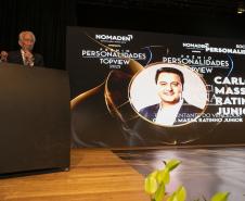 Ratinho Junior é eleito pela segunda vez personalidade do ano no prêmio TOPVIEW