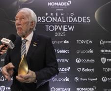 Ratinho Junior é eleito pela segunda vez personalidade do ano no prêmio TOPVIEW