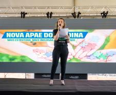 Darci Piana inaugura nova sede da APAE de Douradina, a 3ª construída pelo Estado