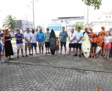 Estado inicia obras de escola de surfe para atender mais de 600 crianças no Litoral