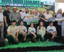 Estado inicia entrega de 687 ônibus escolares para 340 municípios