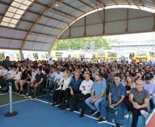 Estado inicia entrega de 687 ônibus escolares para 340 municípios