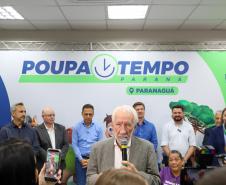 Piana inaugura unidade do Poupatempo em Paranaguá, a 1ª com sala sensorial