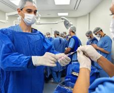 Paraná já tem 8 aplicações de polilaminina; Ratinho Junior recebe médicos e reforça apoio à pesquisa