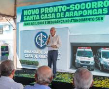 Estado inaugura novo pronto-socorro da Santa Casa de Arapongas