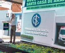 Estado inaugura novo pronto-socorro da Santa Casa de Arapongas