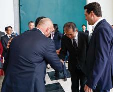 Ratinho Junior recebe embaixador do Japão em primeira visita ao Paraná