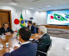 Ratinho Junior recebe embaixador do Japão em primeira visita ao Paraná