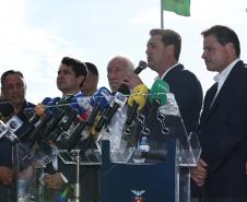 “Perseverança venceu o impossível”, diz Ratinho Junior na inauguração da Ponte de Guaratuba
