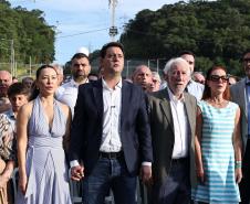 “Perseverança venceu o impossível”, diz Ratinho Junior na inauguração da Ponte de Guaratuba