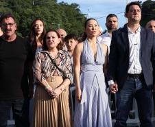 “Perseverança venceu o impossível”, diz Ratinho Junior na inauguração da Ponte de Guaratuba