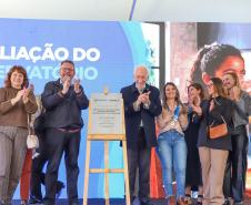 Sanepar inaugura centro que aumenta em 60% a reservação de água no Norte de Curitiba
