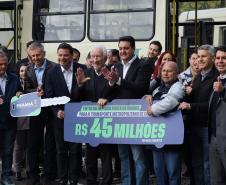 Frota da RMC ganha 46 novos ônibus com ar-condicionado e câmera de segurança