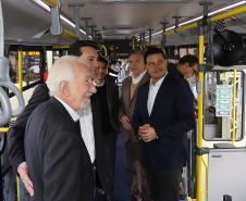 Frota da RMC ganha 46 novos ônibus com ar-condicionado e câmera de segurança