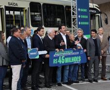 Frota da RMC ganha 46 novos ônibus com ar-condicionado e câmera de segurança