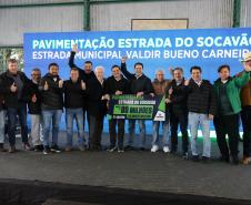 Governador autoriza início das obras de pavimentação da Estrada do Socavão, em Castro