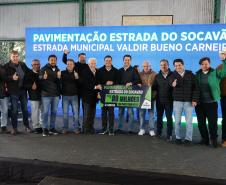Governador autoriza início das obras de pavimentação da Estrada do Socavão, em Castro