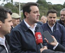 Ratinho Junior libera R$ 90,7 milhões para pavimentação de estrada turística e outras obras em Tijucas do Sul
