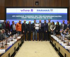 Governador anuncia parceria de R$ 192 milhões com a Vivo para ampliar cobertura de telefonia e internet