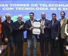 Governador anuncia parceria de R$ 192 milhões com a Vivo para ampliar cobertura de telefonia e internet