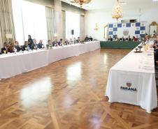 Governador em exercício recebe presidentes dos TJs de todo o Brasil no Palácio Iguaçu