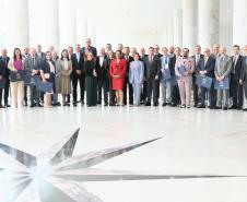 Governador em exercício recebe presidentes dos TJs de todo o Brasil no Palácio Iguaçu