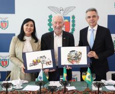 Governador em exercício recebe presidentes dos TJs de todo o Brasil no Palácio Iguaçu
