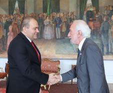 Embaixador da Macedônia do Norte participa de encontro com Darci Piana