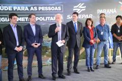 Estado inaugura obras de saneamento em Curitiba