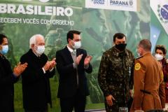 Governador recebe comandante do Exército e apresenta estrutura do Paraná para Escola de Sargentos