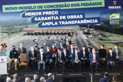 Governo do Estado e União confirmam modelo de menor tarifa de pedágio no Paraná