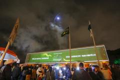 Primeira apresentação do Natal no Palácio Iguaçu é um espetáculo de fogos, luzes e música