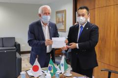 Vice-governador recebe novo presidente da Sumitomo e conhece plano de investimento de R$ 1 bilhão