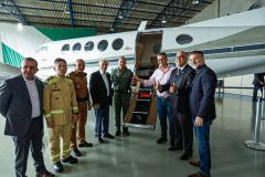 Nova aeronave reforça frota para ampliar operações de segurança e saúde no Estado