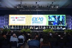 Na abertura da ExpoApras, Piana exalta importância do comércio mercadista paranaense