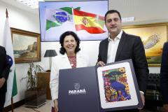 Governador e embaixadora da Espanha discutem parcerias nas áreas de infraestrutura e educação