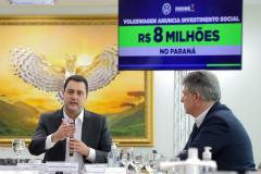Em parceria com Estado, Volkswagen anuncia R$ 8 milhões para saúde e projetos sociais